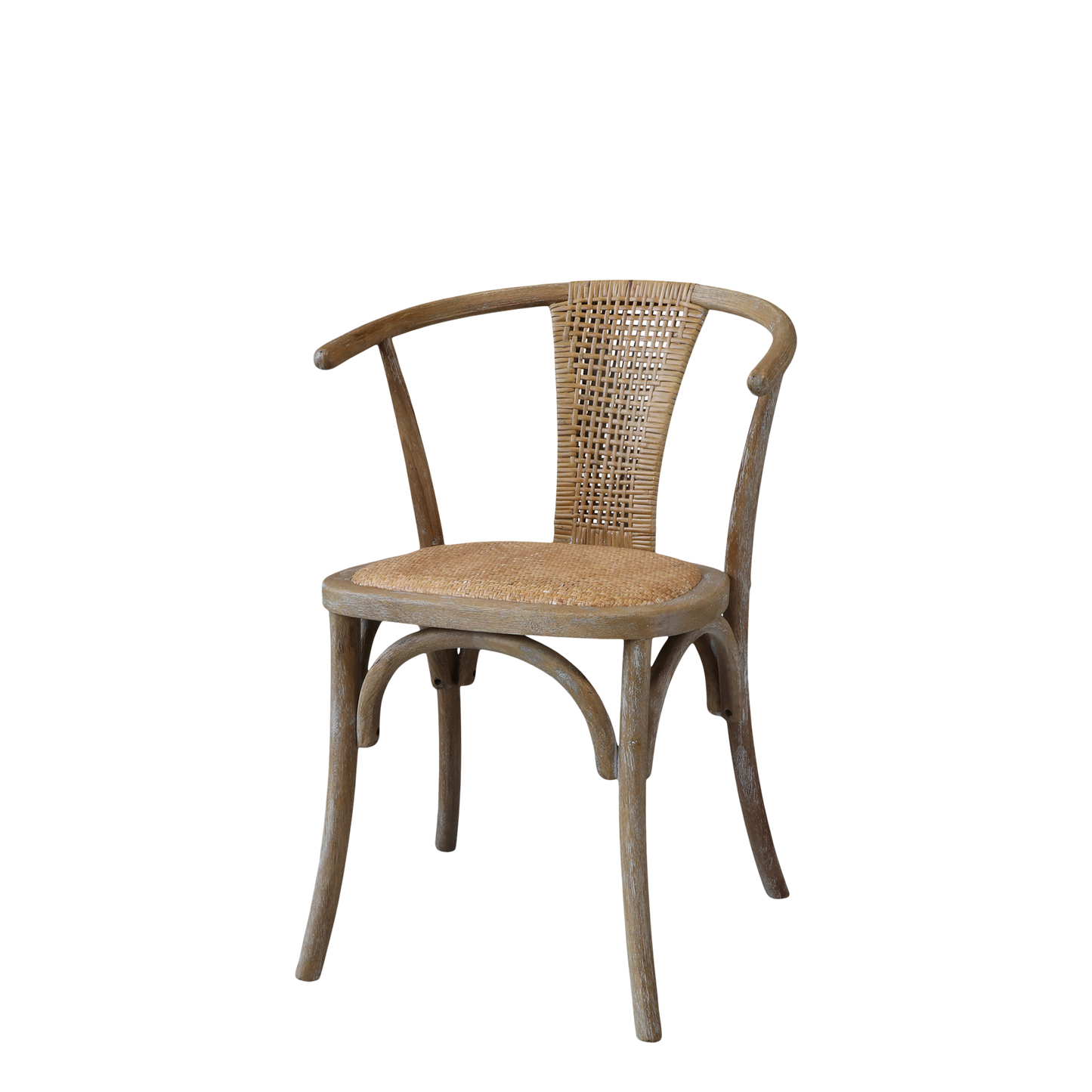 French Dinning Wicker Chair