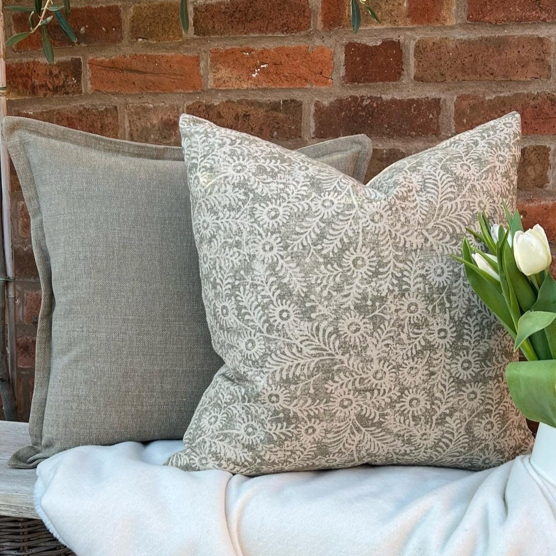 Neptune Orla Fabric Cushion Country Abodes