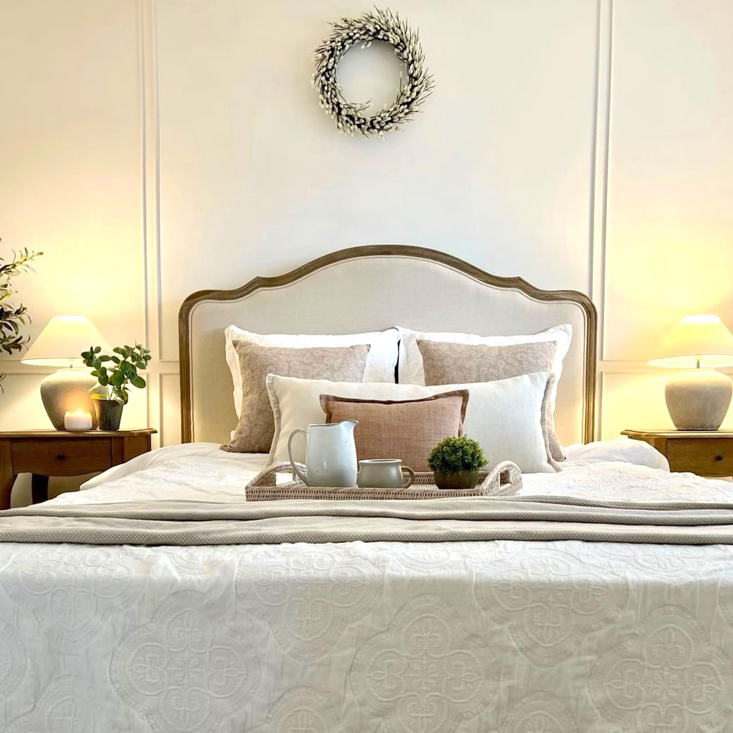 Neptune Fabric Long Bolster Cushion