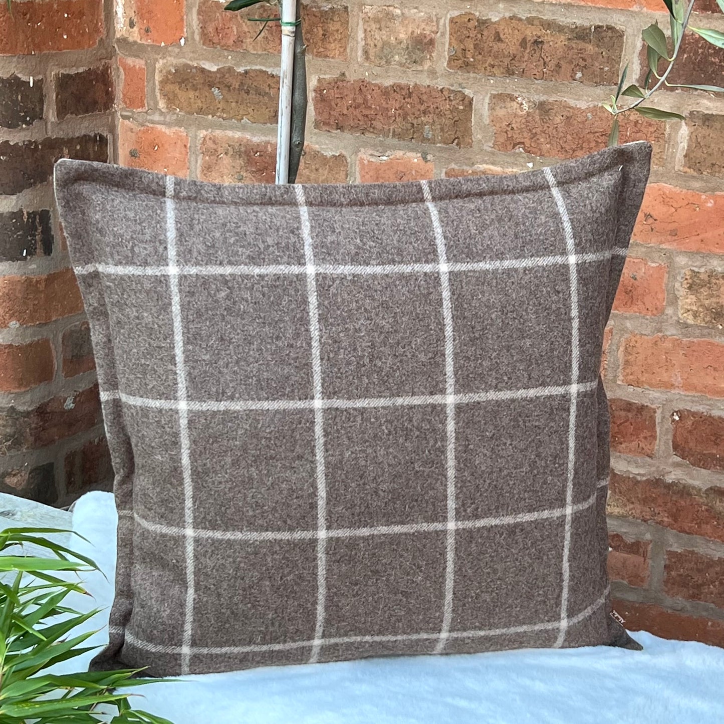Neptune Hector Tweed Fabric Cushion