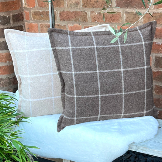 Neptune Hector Tweed Fabric Cushion