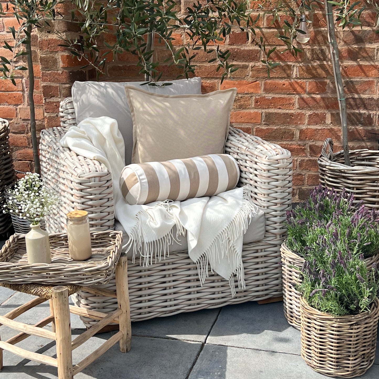 Water Resistant Oxford Cushions