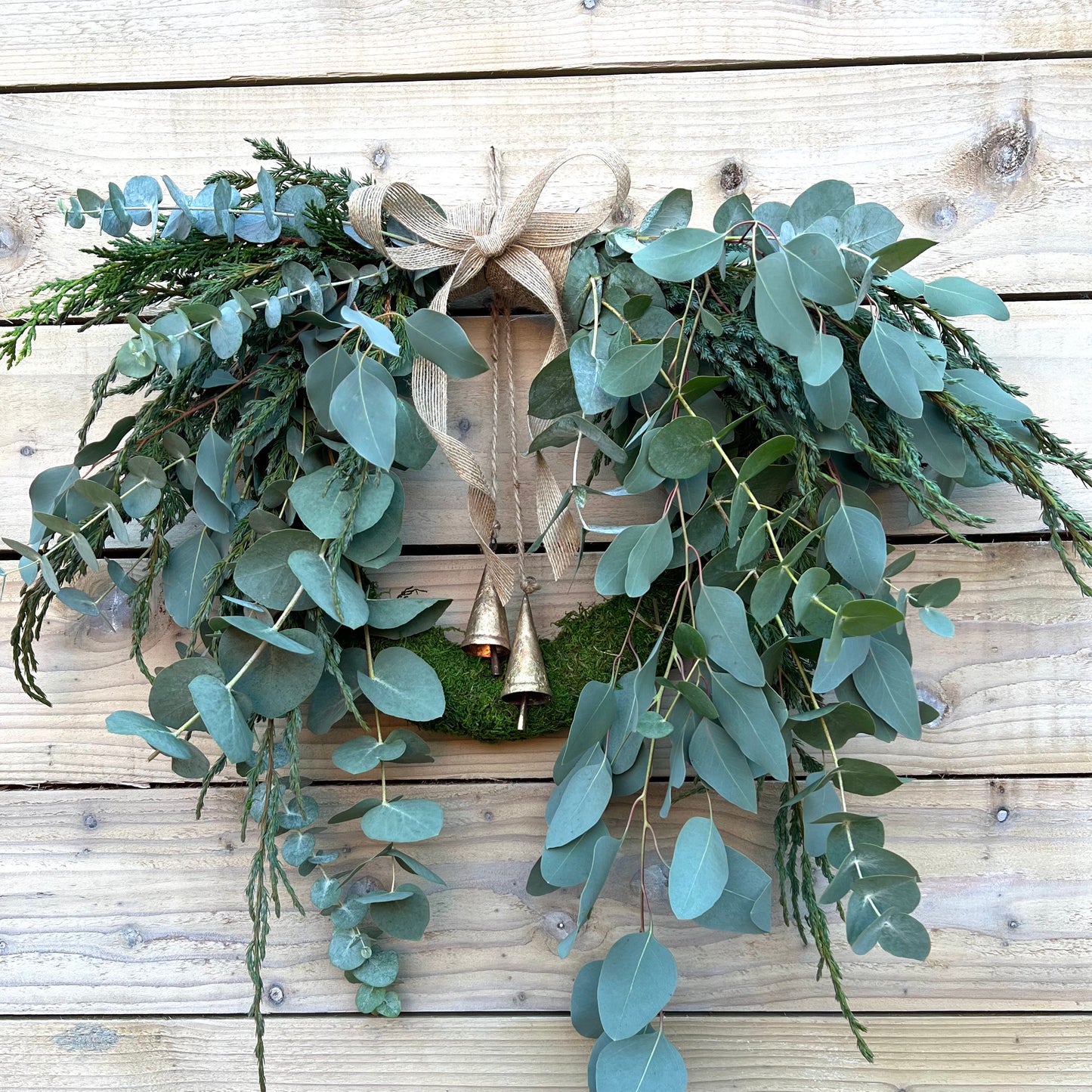 Rustic, Triangular Christmas Bells
