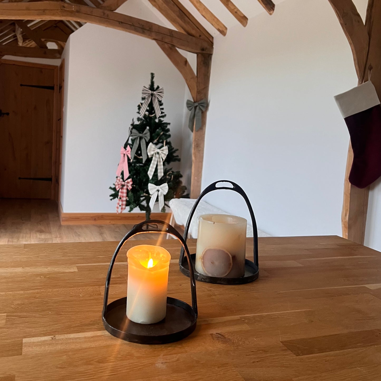 Horse Stirrup Candle Holder