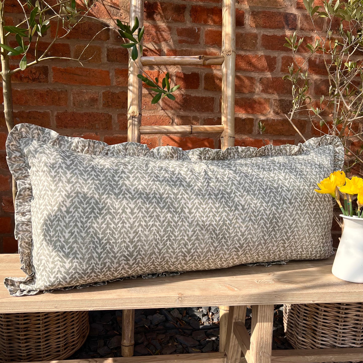 Peony and Sage Veja Bolster Cushion