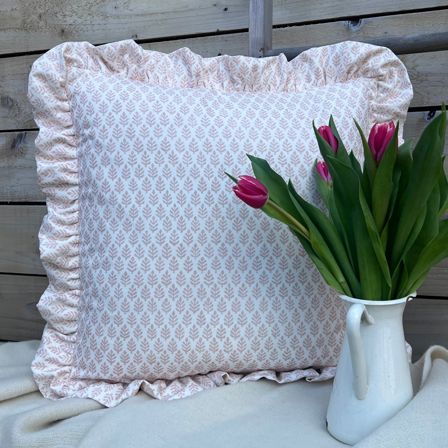 Pure Edit Ruffle Cushions