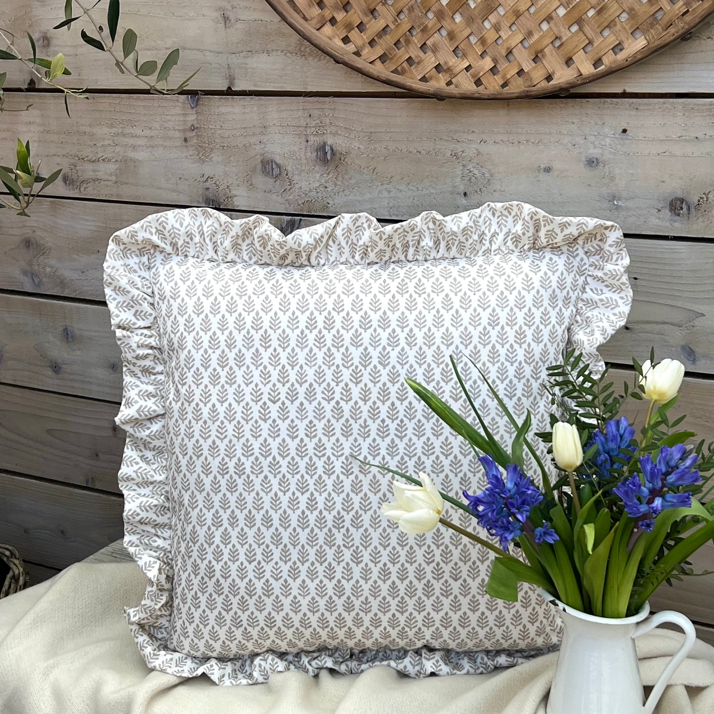 Pure Edit Ruffle Cushions