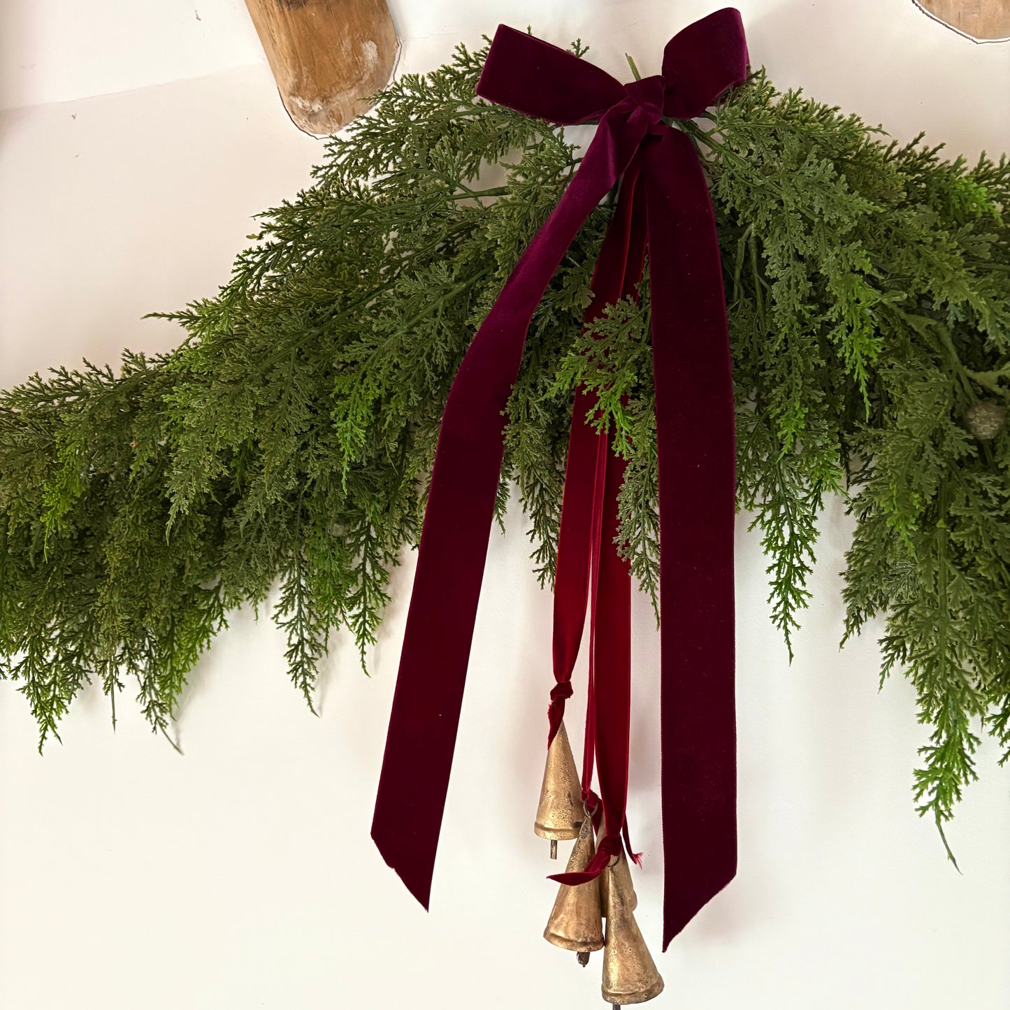 Faux Real Touch Cedar Garland