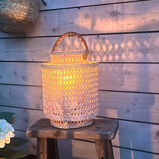 Round Rattan Lantern