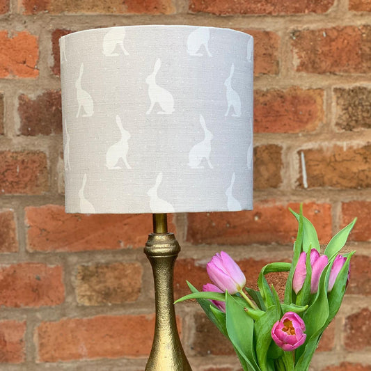 Peony and Sage Mini Hare Lampshade