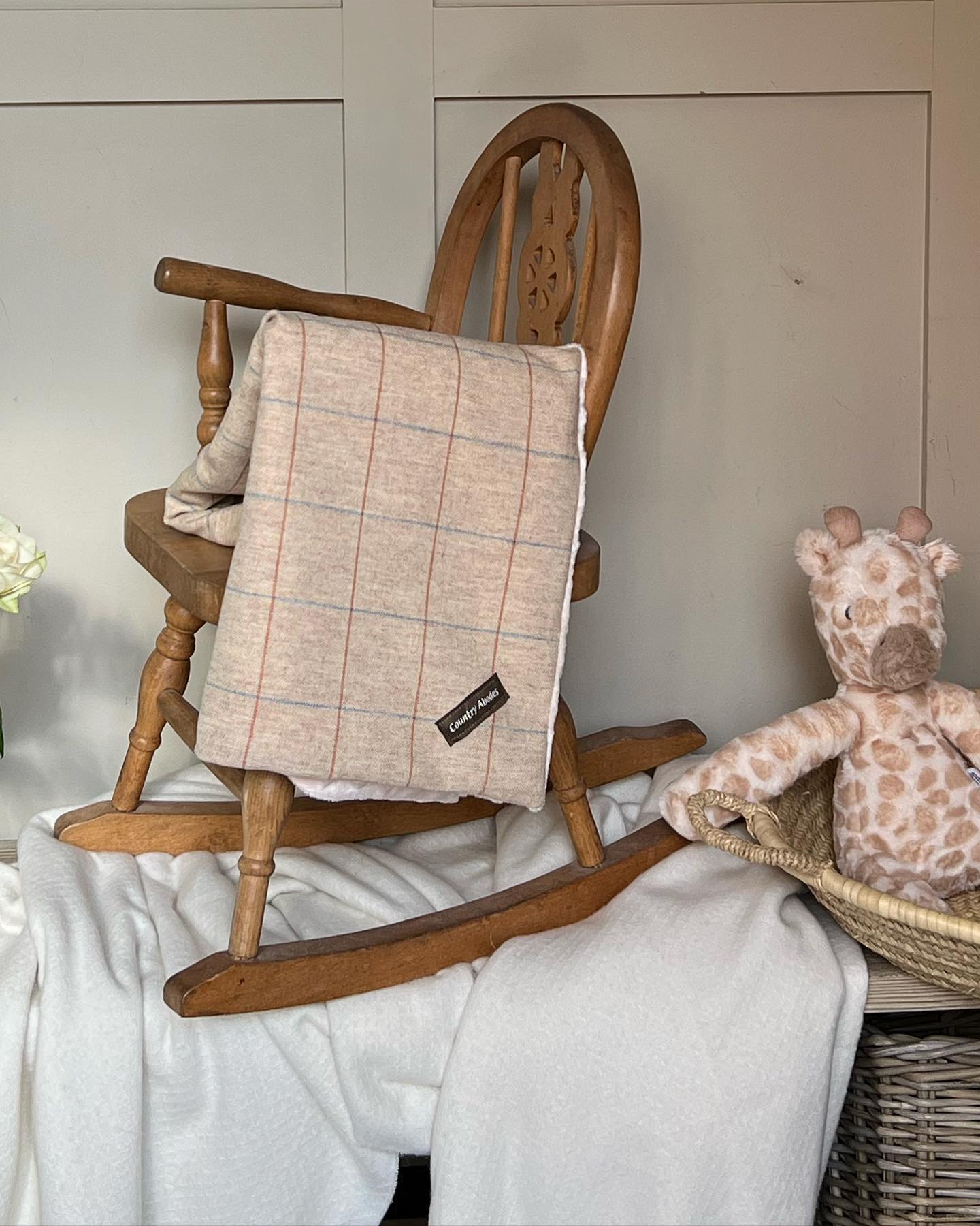 Tweed Baby Blanket Country Abodes - Main Image