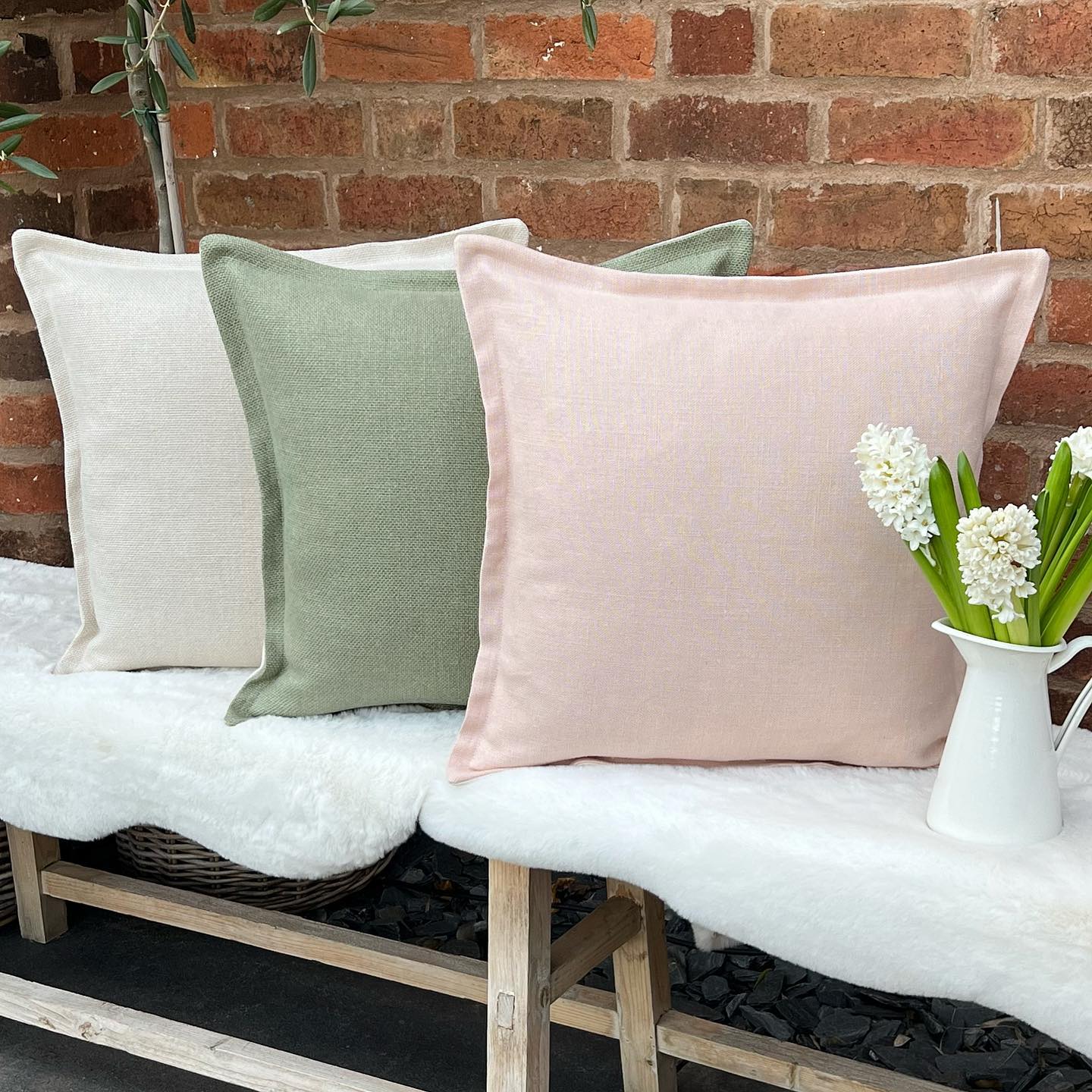 Neptune Linen Fabric Cushions