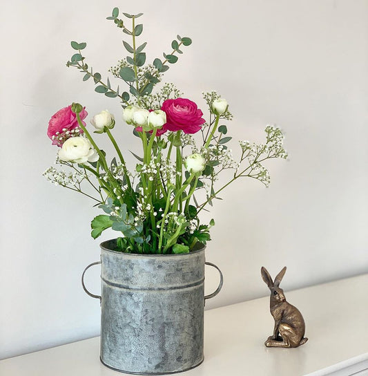 Zinc Pots with Handles