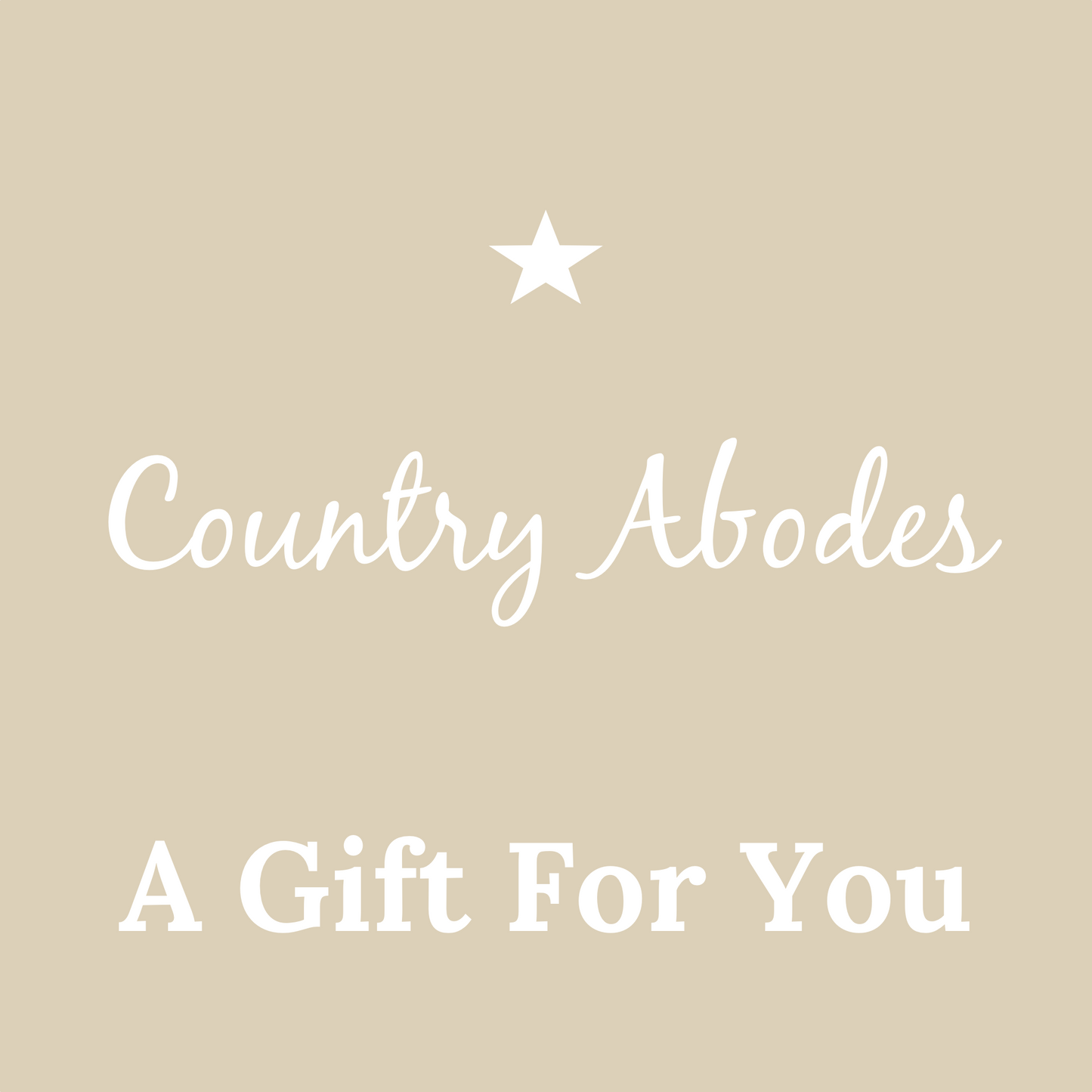 Country Abodes Gift Voucher