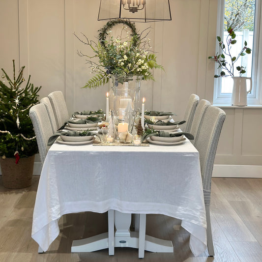 Natural Linen Table Cloth