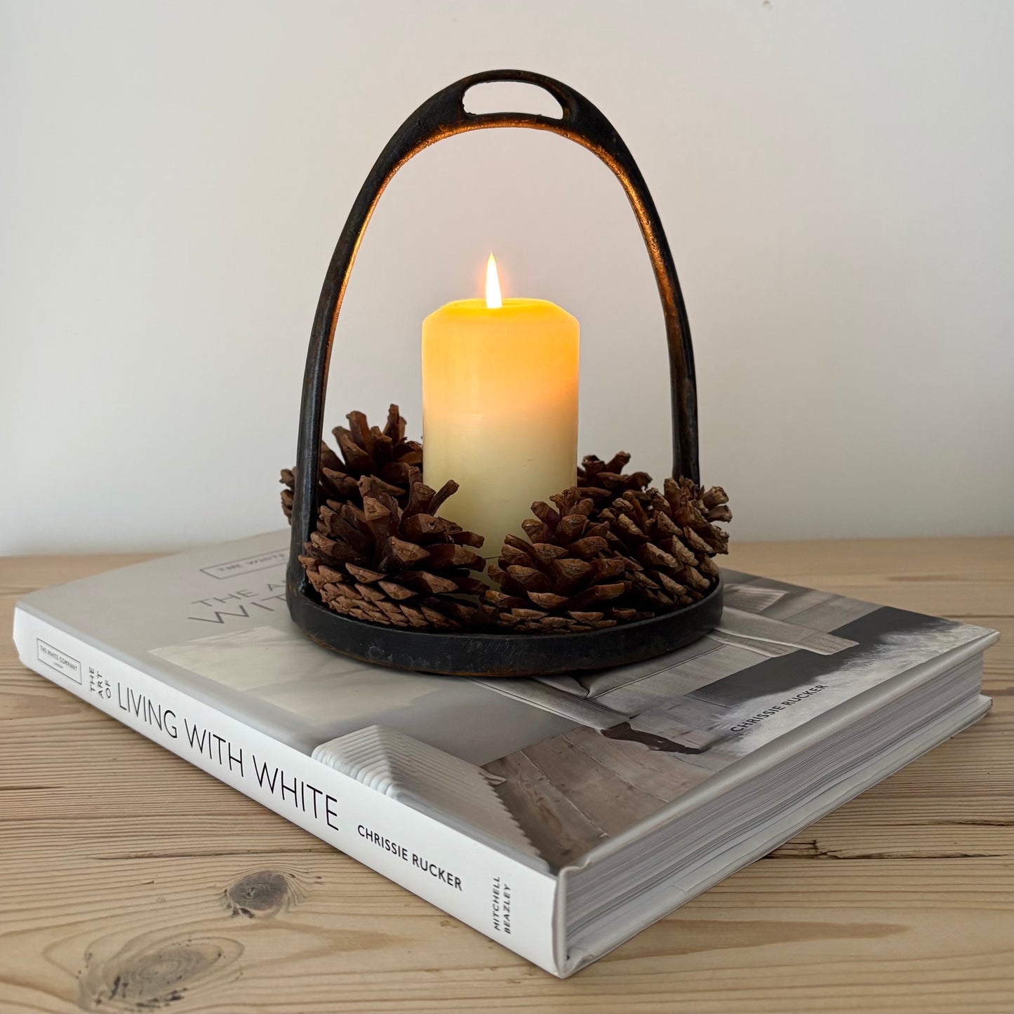 Horse Stirrup Candle Holder