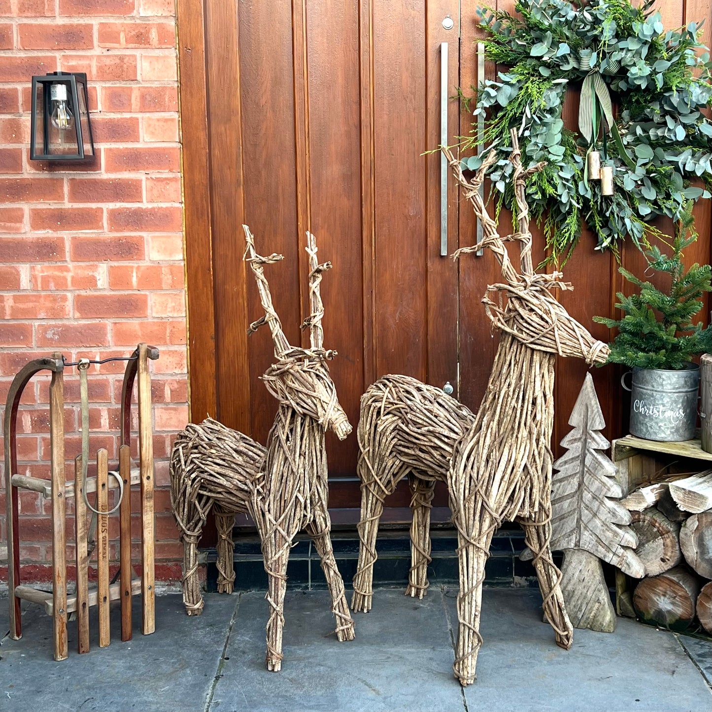 Wicker Reindeer