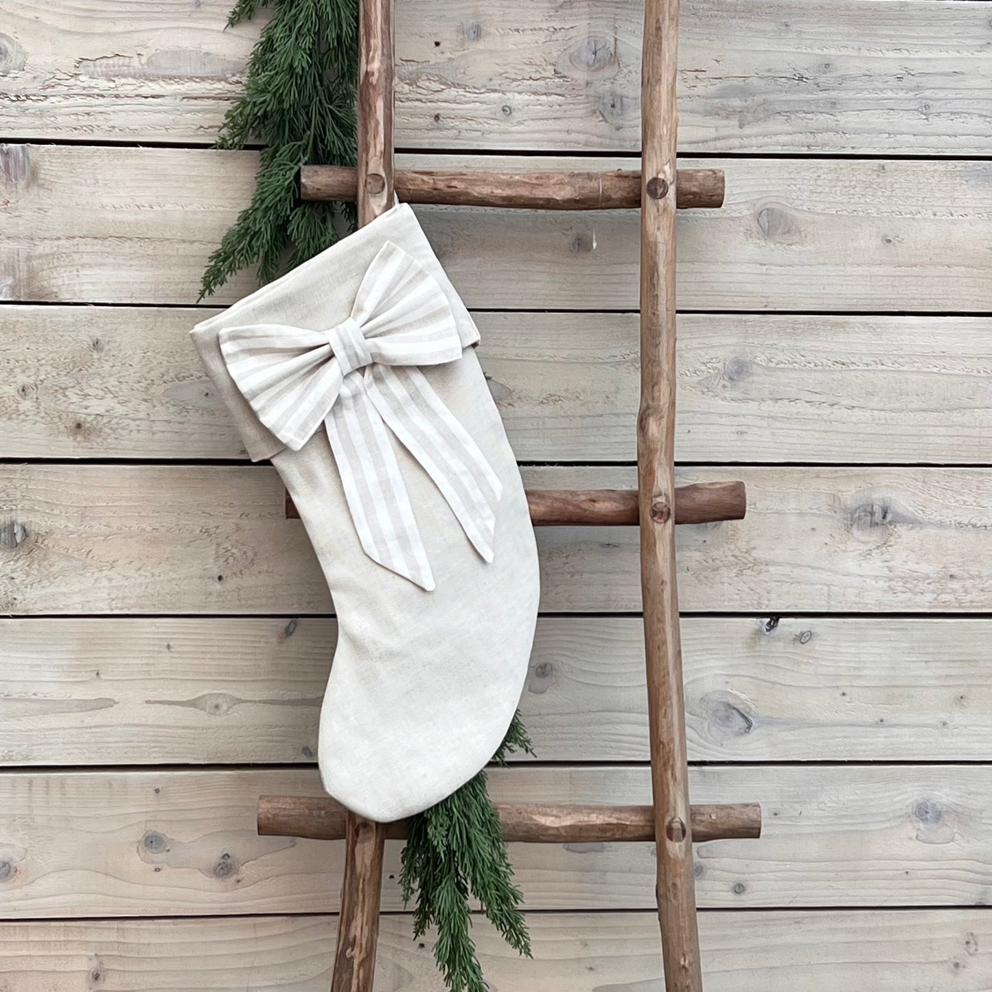 Bow Christmas Stocking