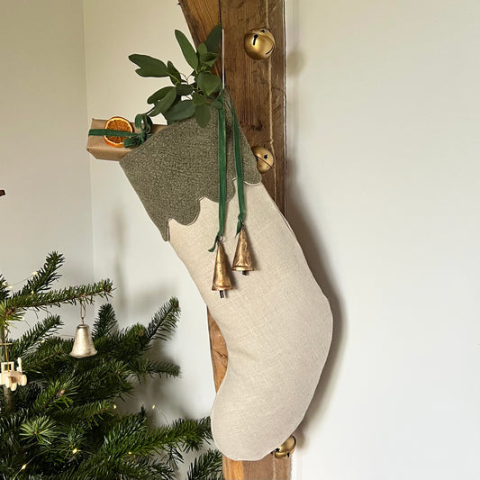 Scalloped Neptune Chloe Christmas Stocking