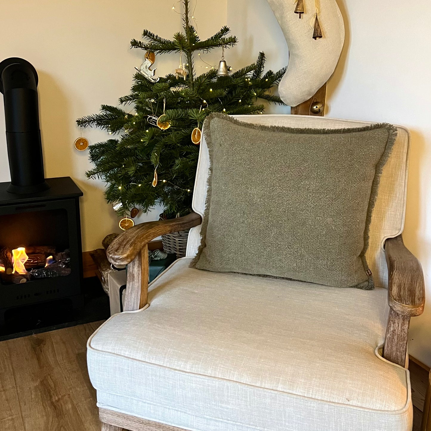 Neptune Chloe Fringed Cushion