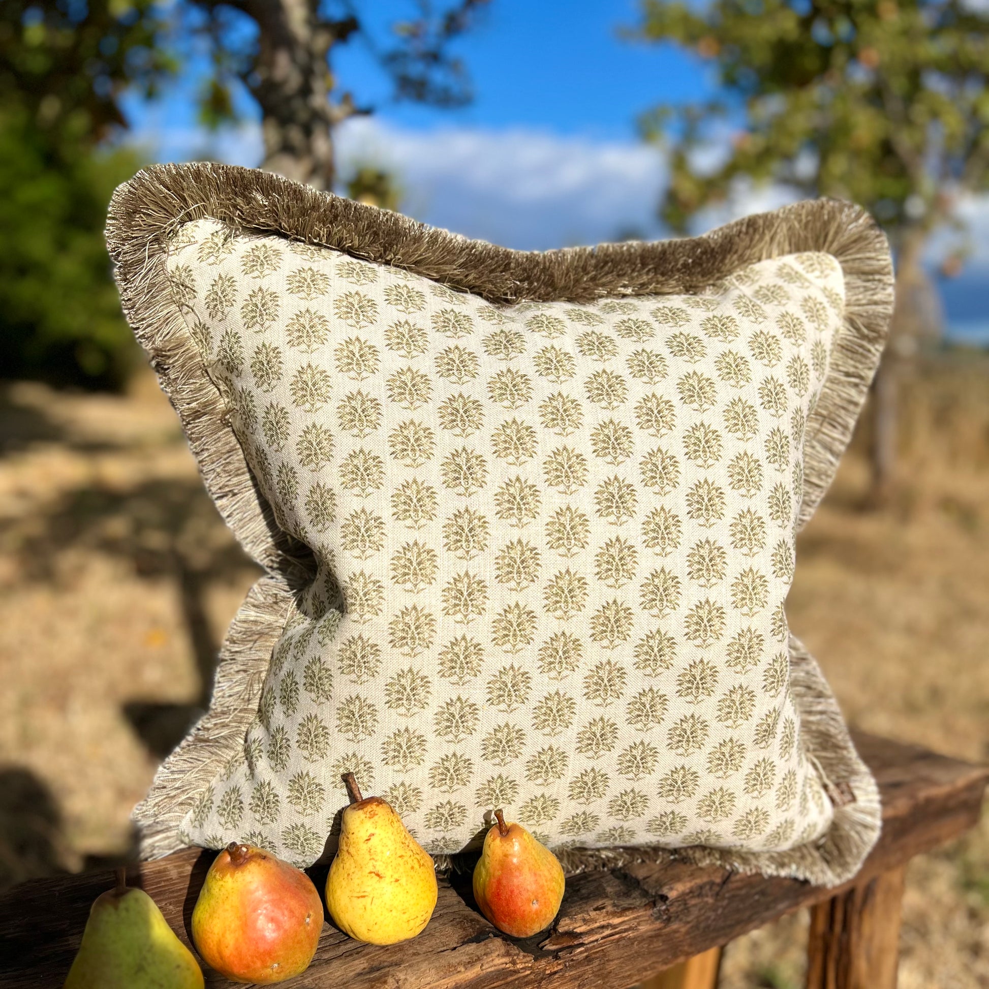 Peony and Sage Sameera Cushion