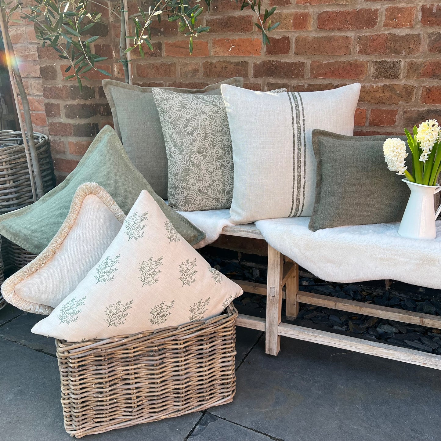 Neptune Orla Fabric Cushion