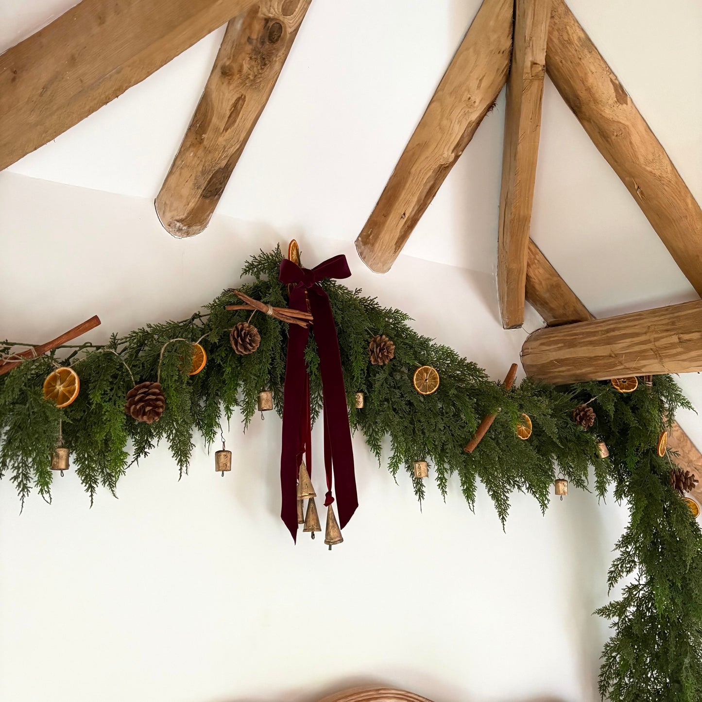 Faux Real Touch Cedar Garland