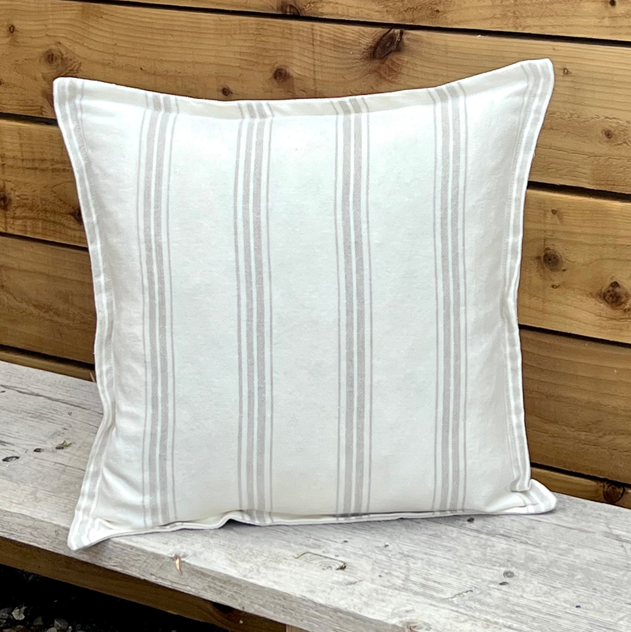 Rustic Linen Stripe Cushions