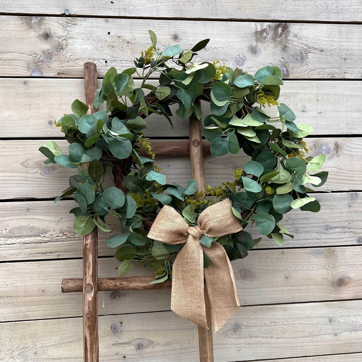 Eucalyptus & Rose Leaf Wreath