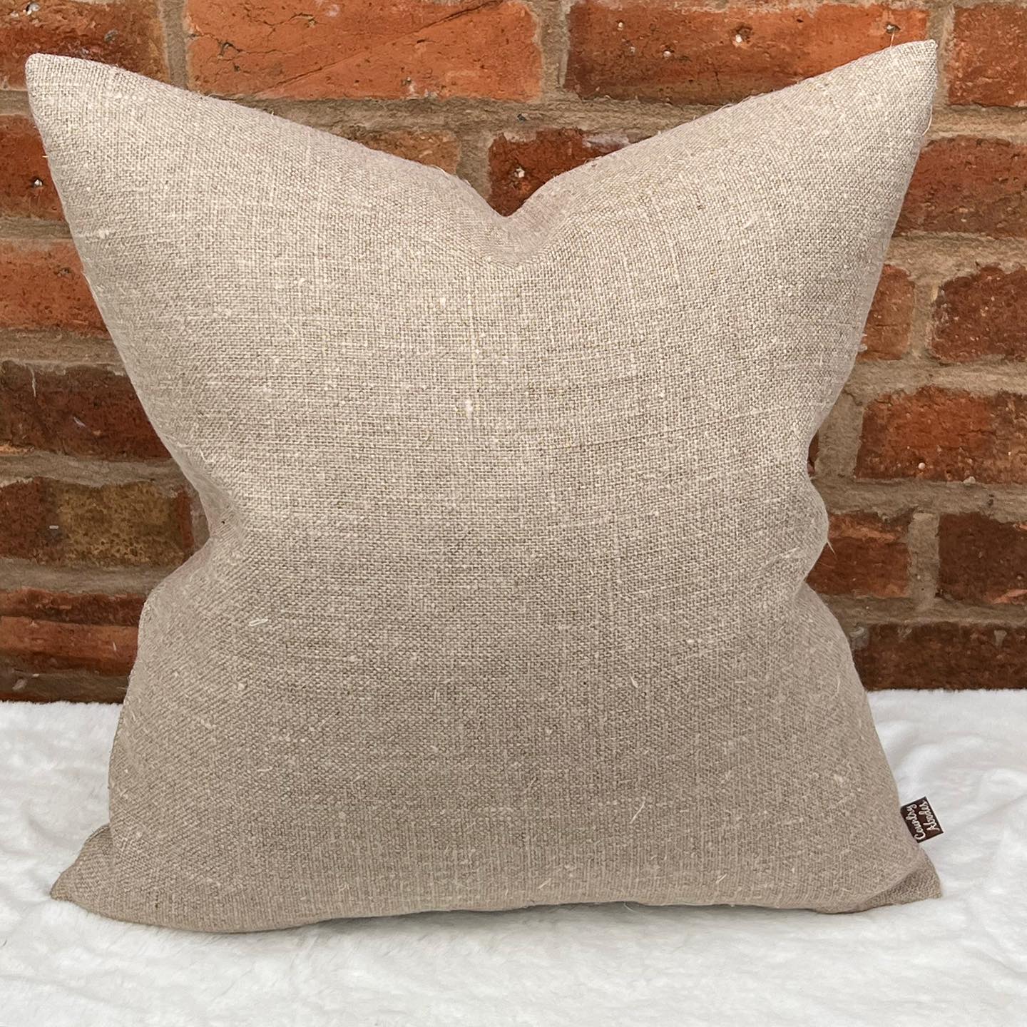 Hessian Style Cushion