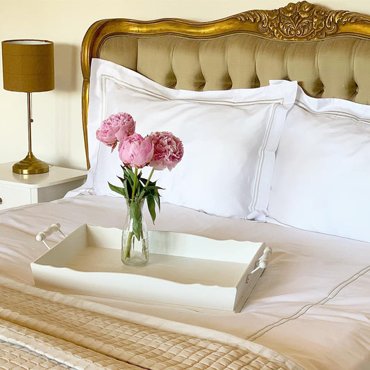 Egyptian Cotton Check Quilted Throws